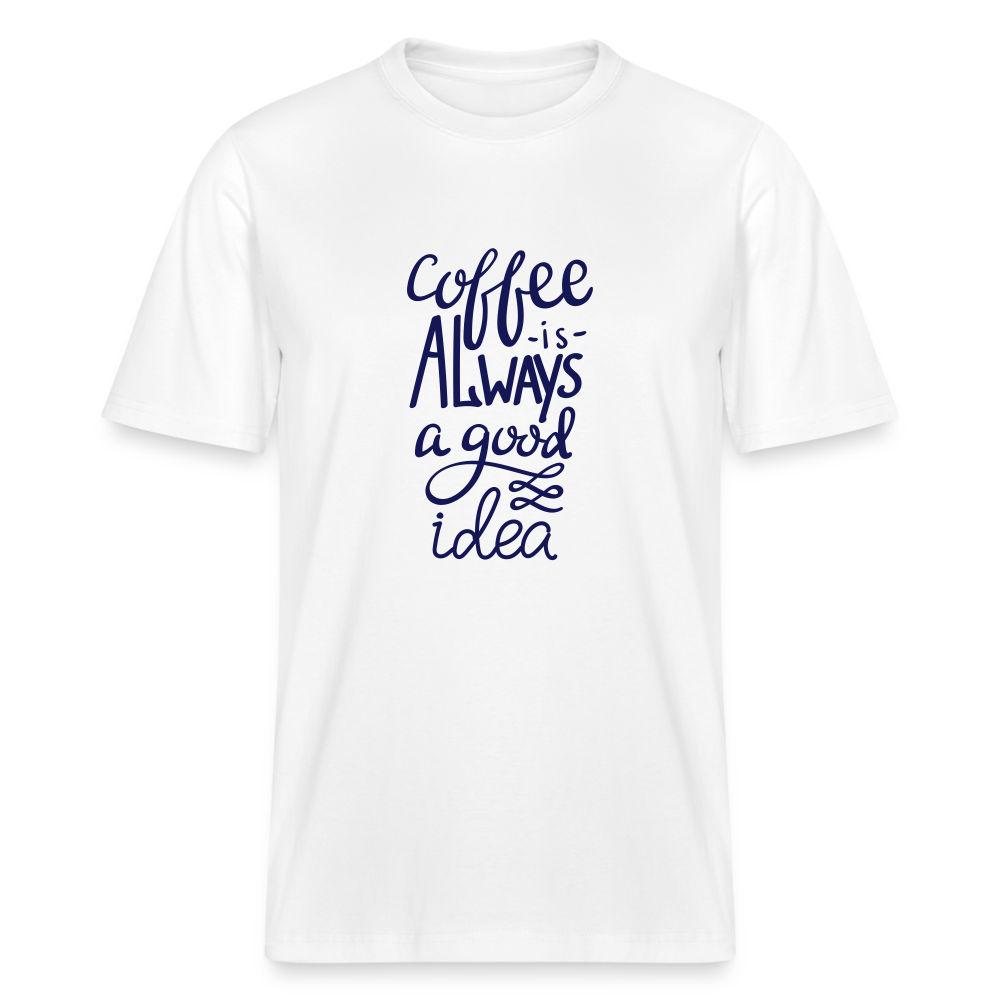 T-Shirt SPARKER Coffee Time - white