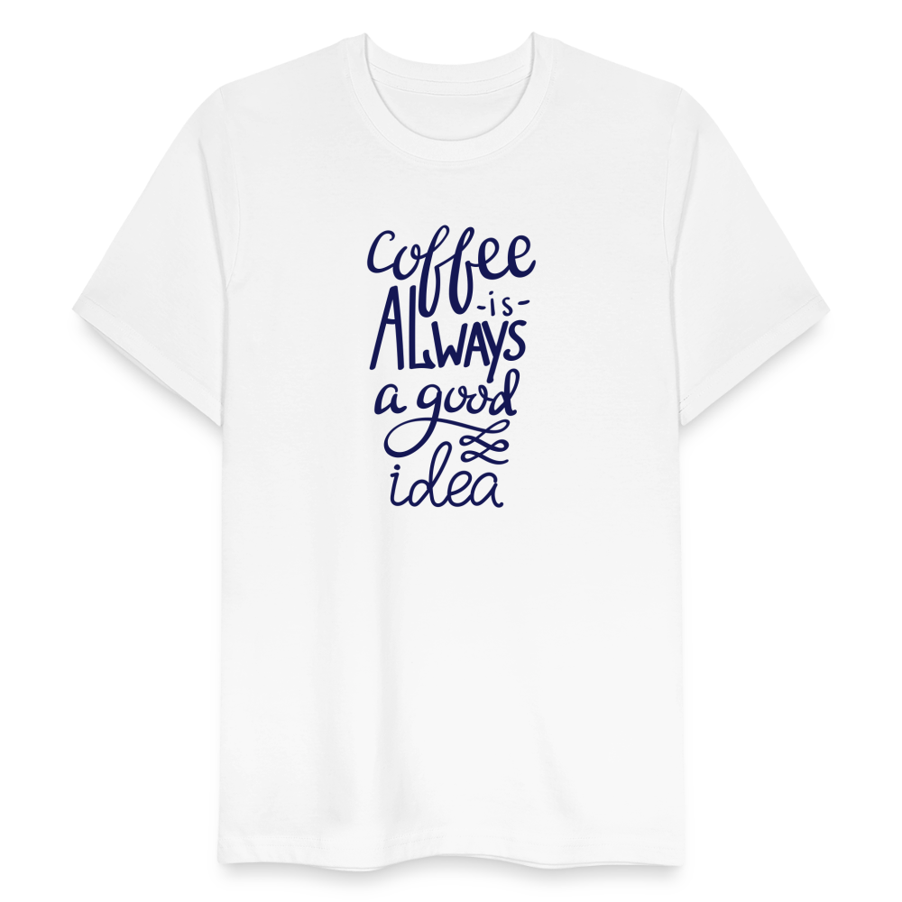 T-Shirt SPARKER Coffee Time - white