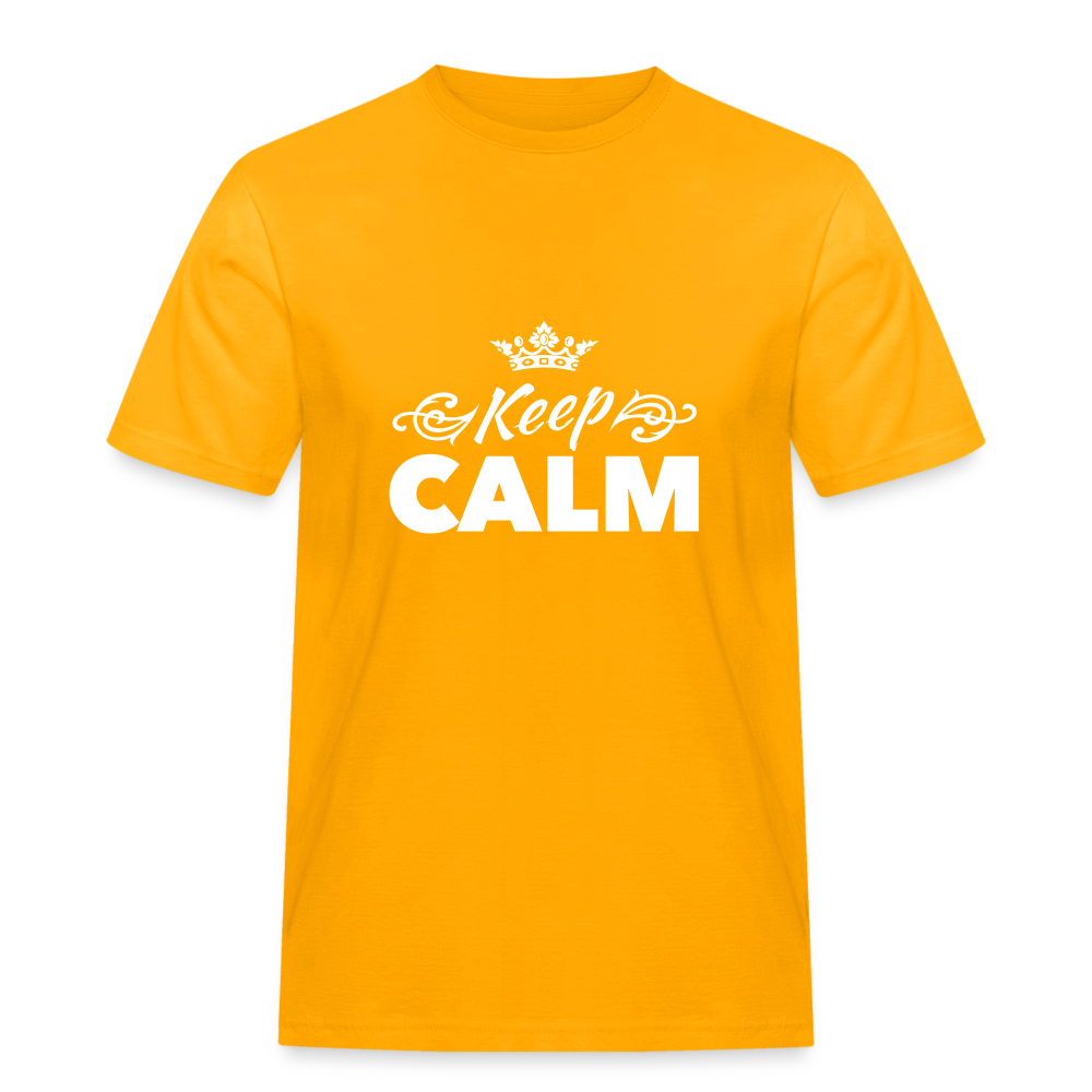 T-Shirt Keep Calm - gold