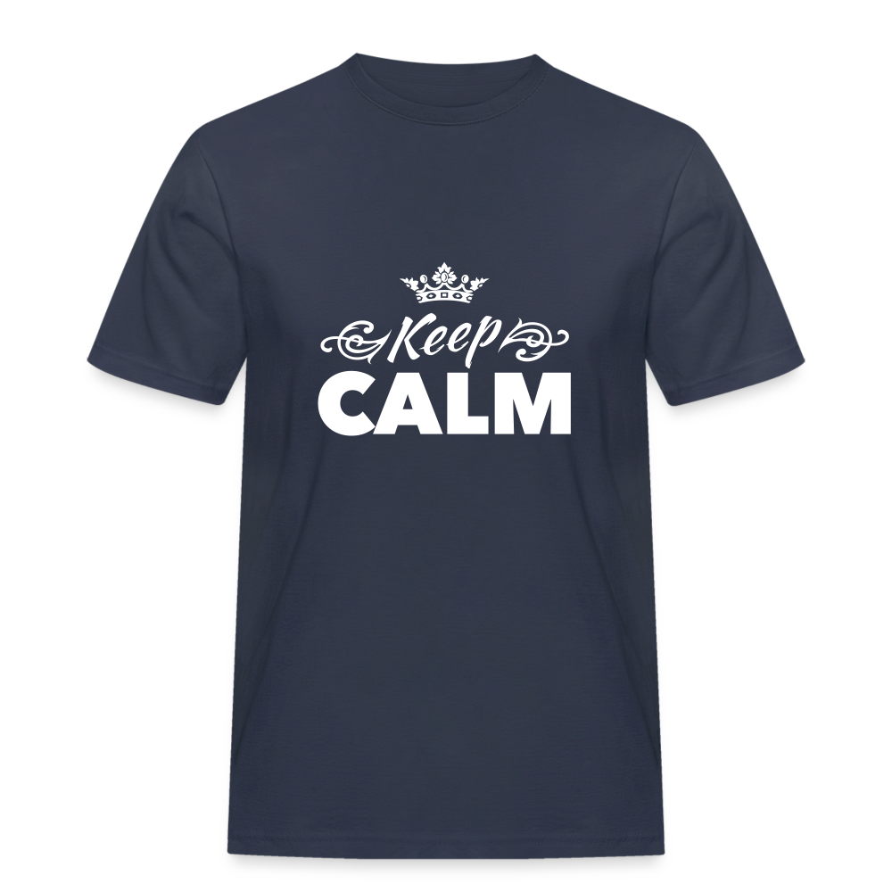 T-Shirt Keep Calm - navy