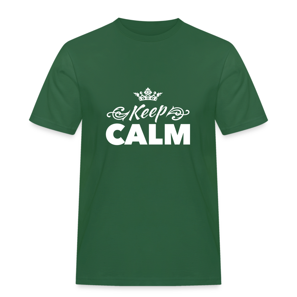 T-Shirt Keep Calm - bottle green